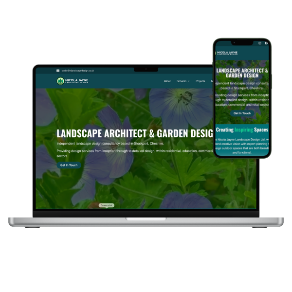 Nicola Jayne Landscape Design website