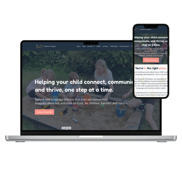 Serennu Therapies website