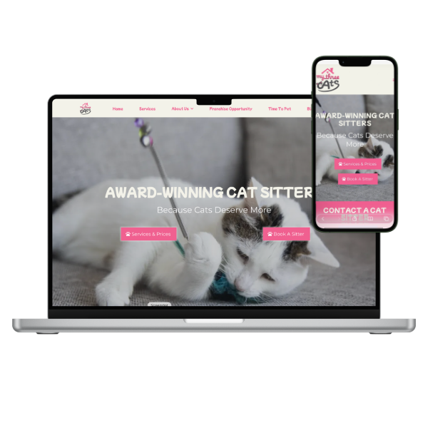 My Three Cats master website