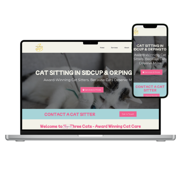 My Three Cats franchise website