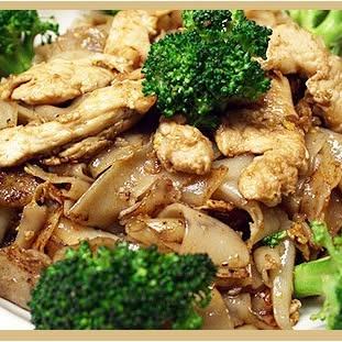 Pad-See-Ew at Royal Jasmine Thai Restaurant
