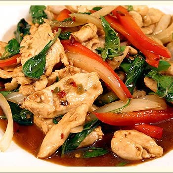 Pad Kraprow at Royal Jasmine Thai Restaurant