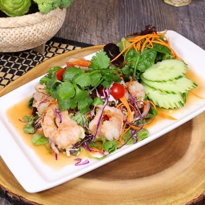 Shrimp Salad at Royal Jasmine Thai Restaurant