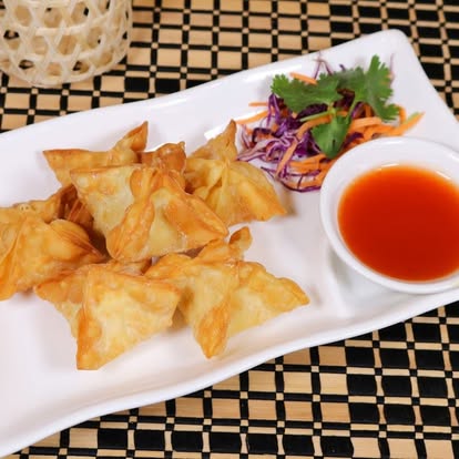 Fried Wontons  (6) at Royal Jasmine Thai Restaurant