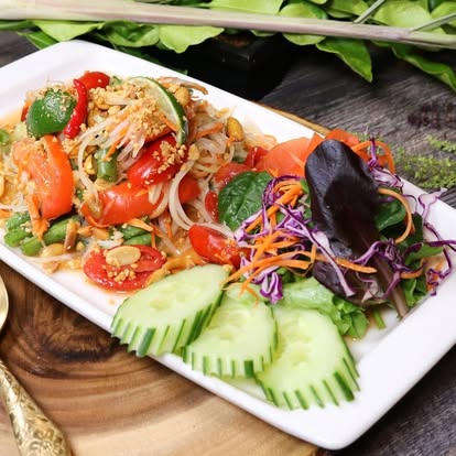 Papaya Salad at Royal Jasmine Thai Restaurant