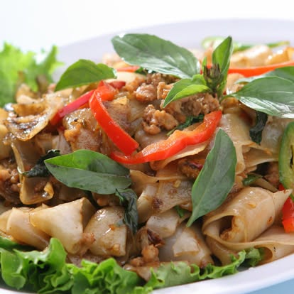 Pad Kee Mao Neau Sab at Royal Jasmine Thai Restaurant