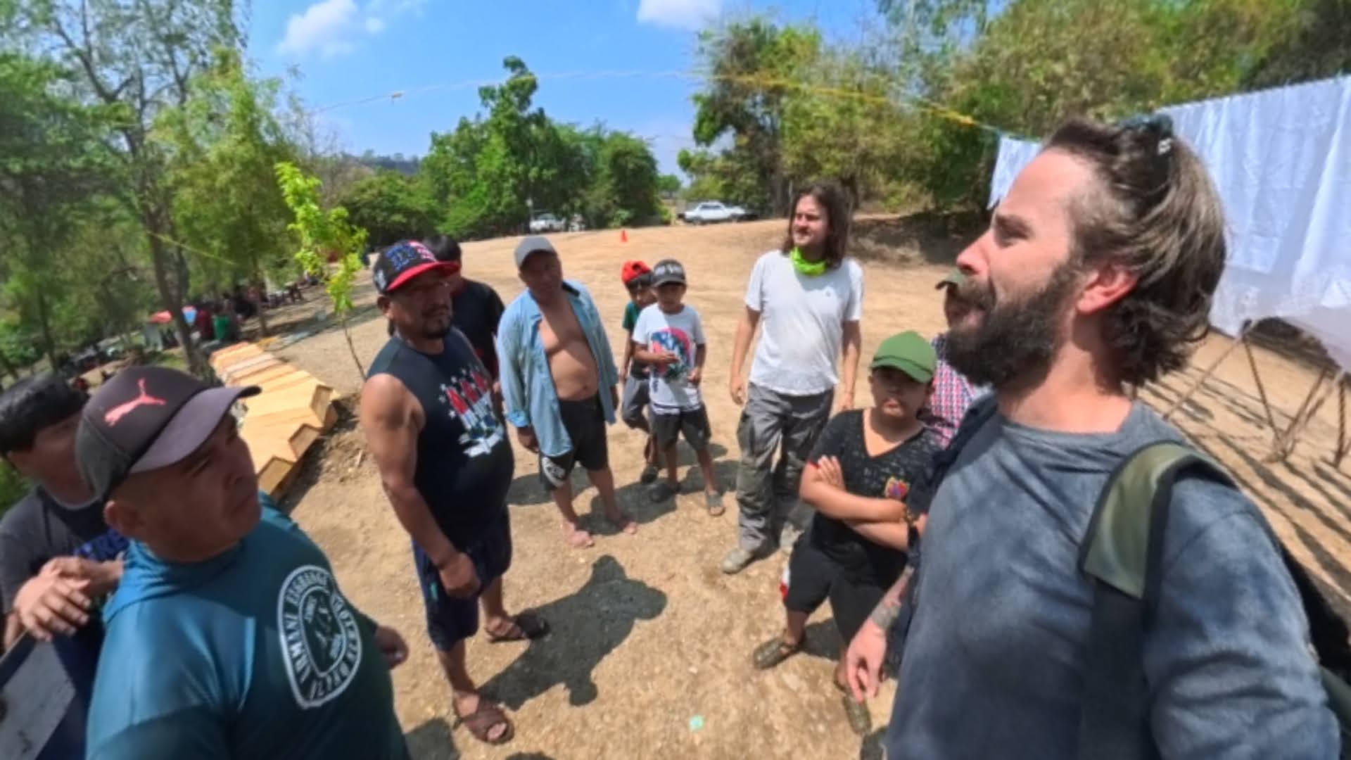 my friend and I speaking with a group of people from san cristobal de las casas, chiapas my friend and I speaking with a group of people from san cristobal de las casas, chiapas