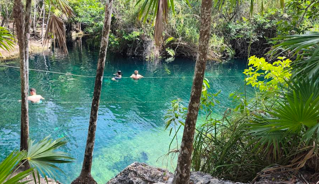 cenote escondido in tulum mexico