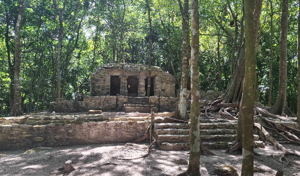 Tulum ruins Muyil in Tulum Mexico