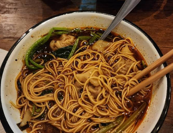 Bowl of noodles from Wang Tulum in Tulum Mexico