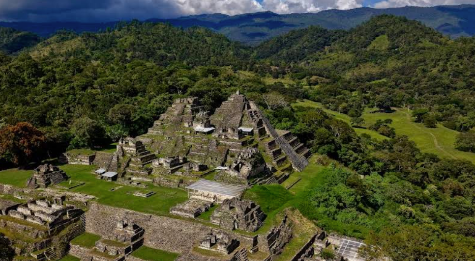 tonina mayan ruins outside of Ocosingo in Chiapas Mexico
