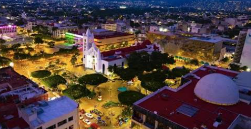 Downtown Tuxtla Gutiérrez, capital of Chiapas, Mexico