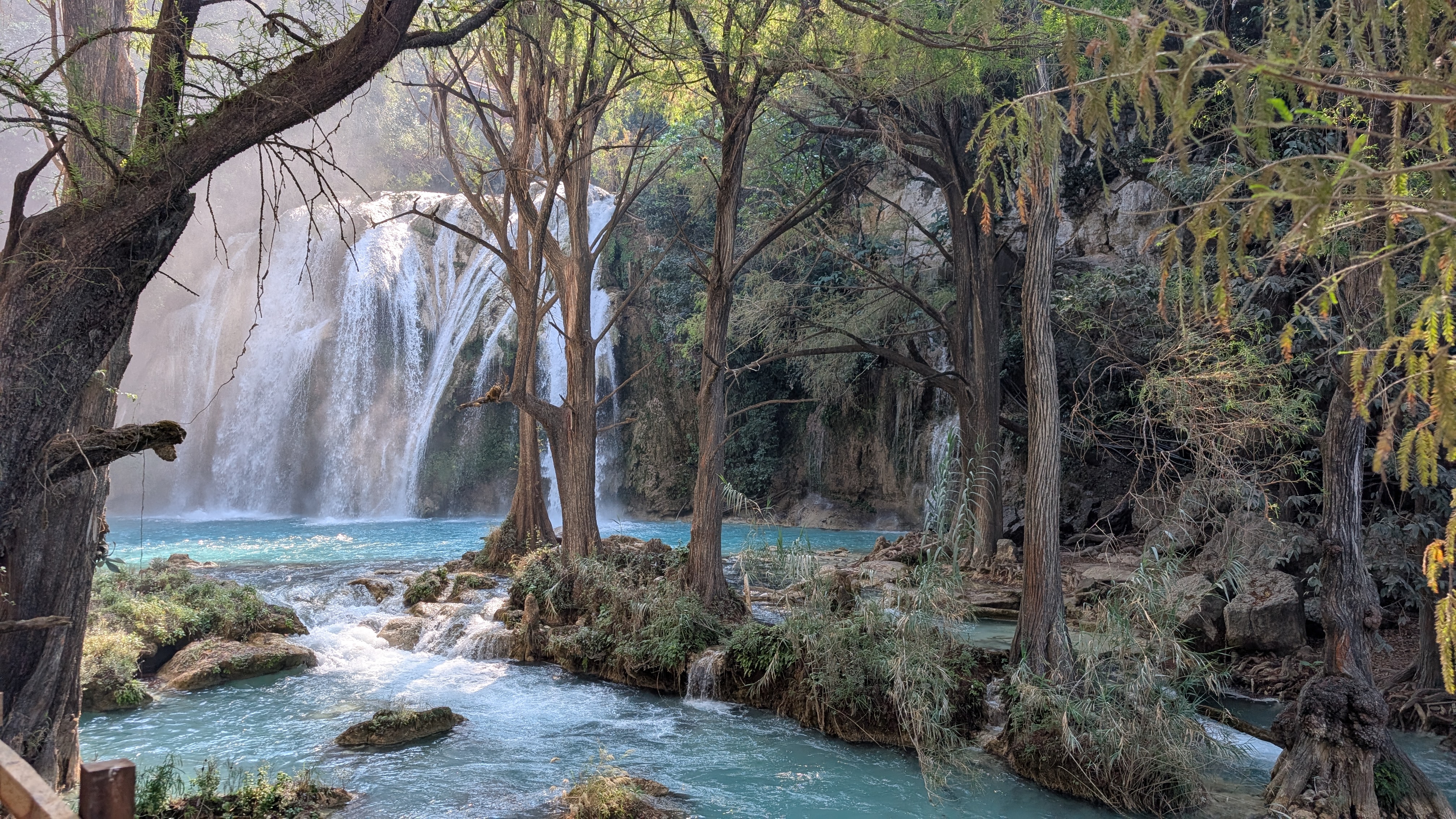 Cascada Velo de Novia waterfall at El Chiflón near Comitán, Chiapas.