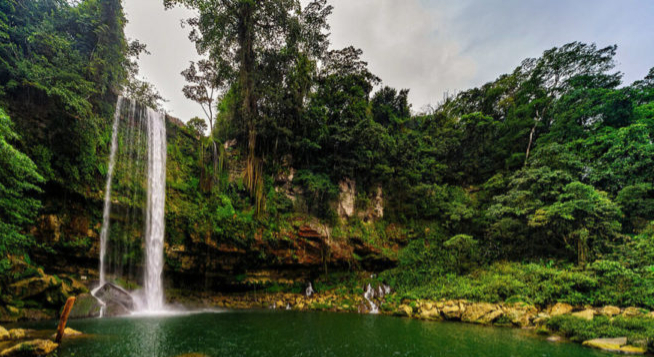misol ha waterfall near palenque how to visit