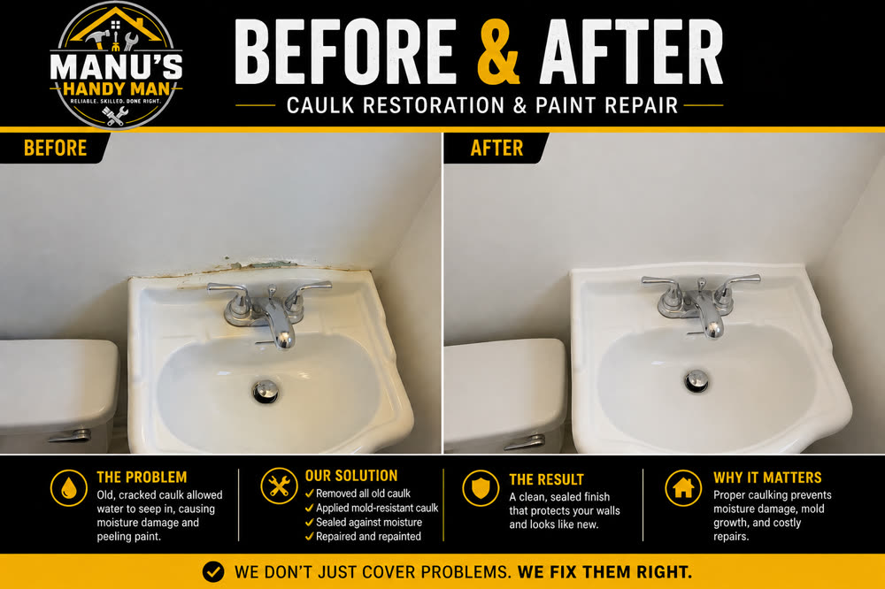 Before and after paint patch repair