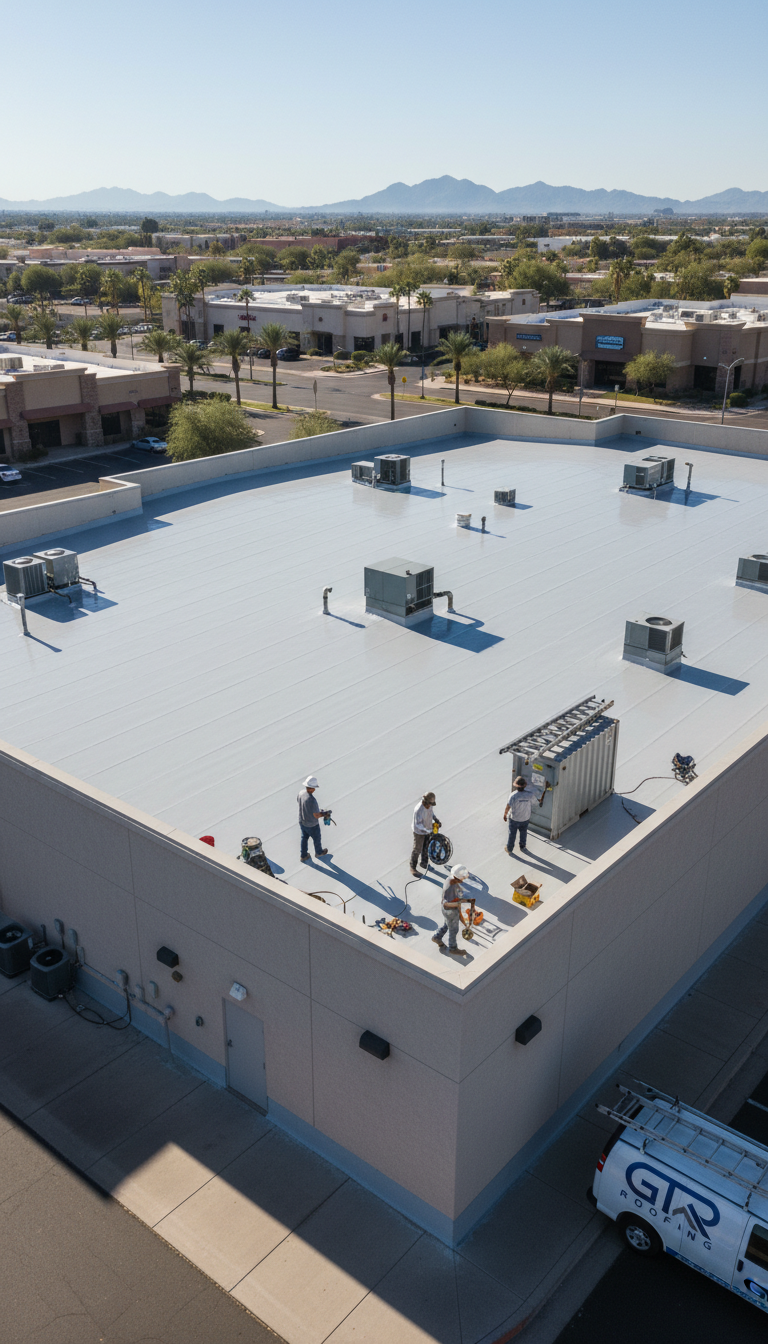 GTR Roofing residential roofing project in Glendale Arizona