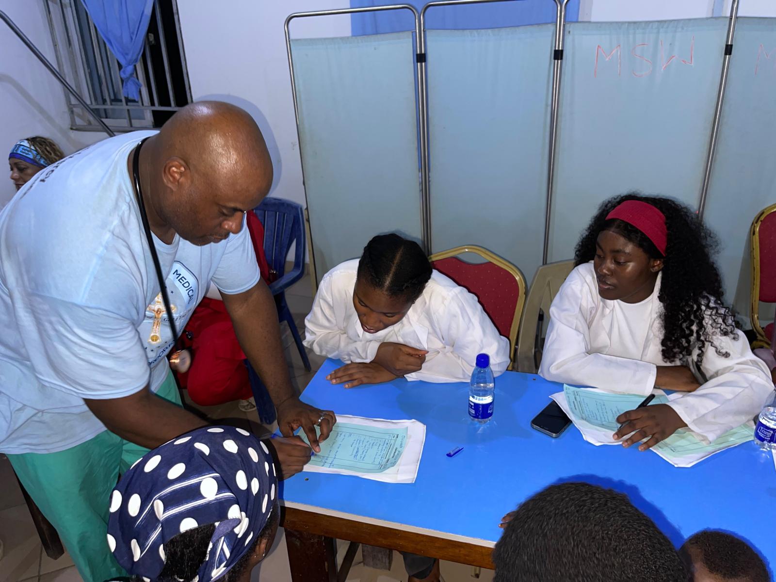 Medical mission activity at Madonna University