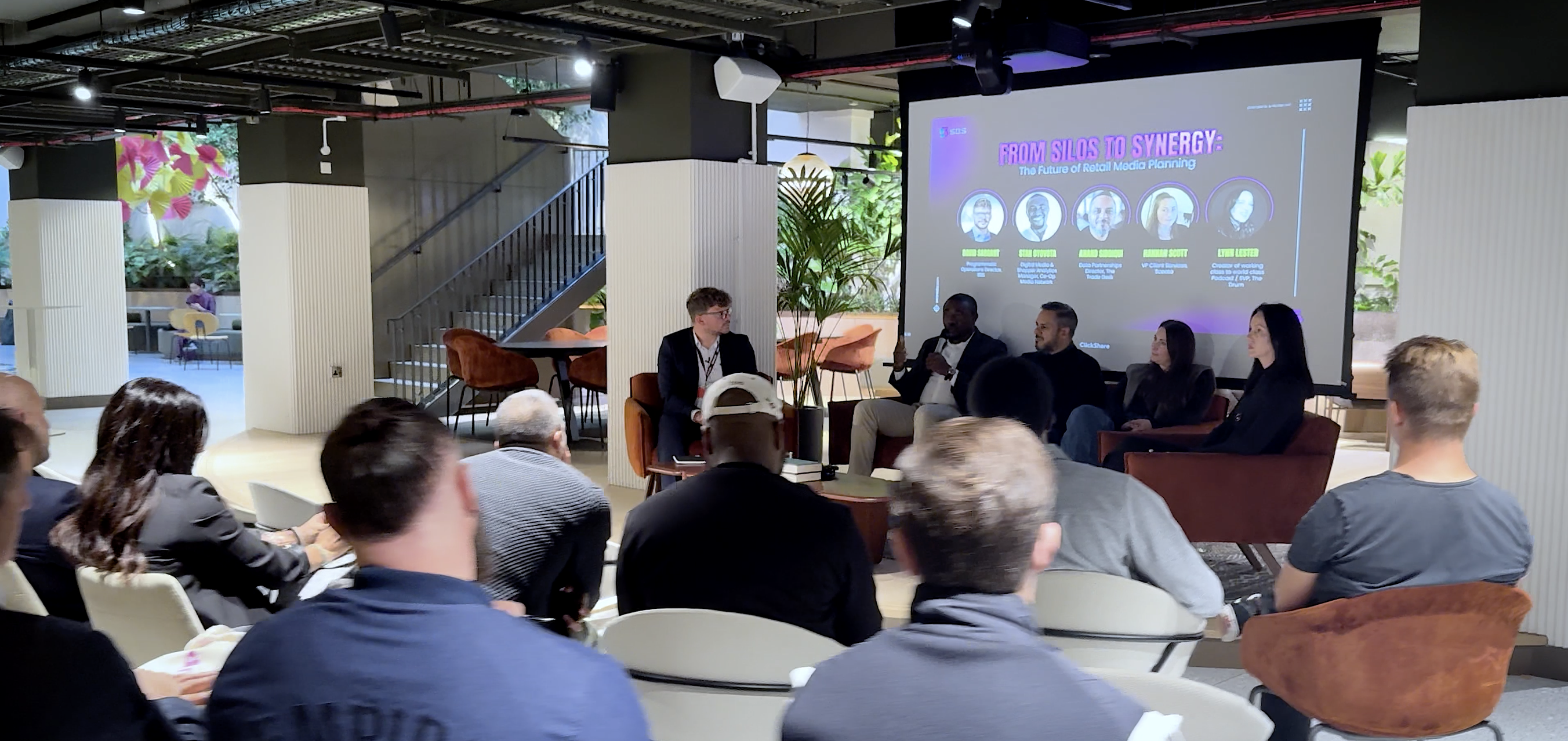 Audience at DISRUPT event