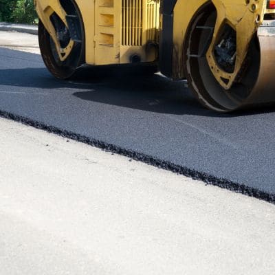 Complete new install installation of asphalt in Daphne, Alabama