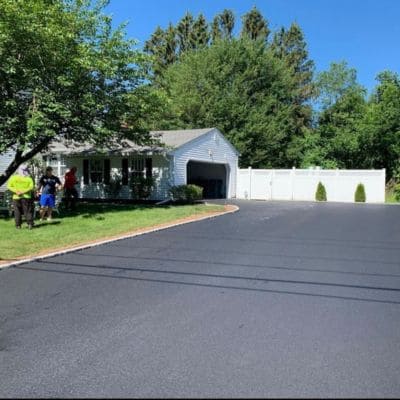 Commercial parking lot in Daphne, Alabama