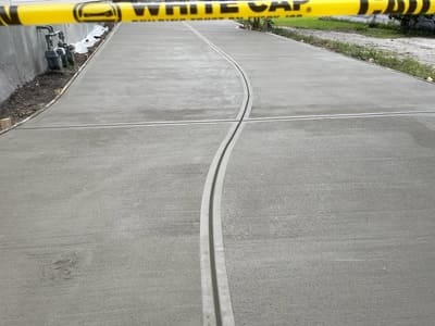 Concrete curbs in Mount Pleasant