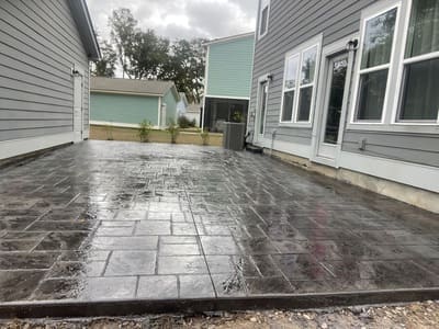 Concrete pads in West Ashely