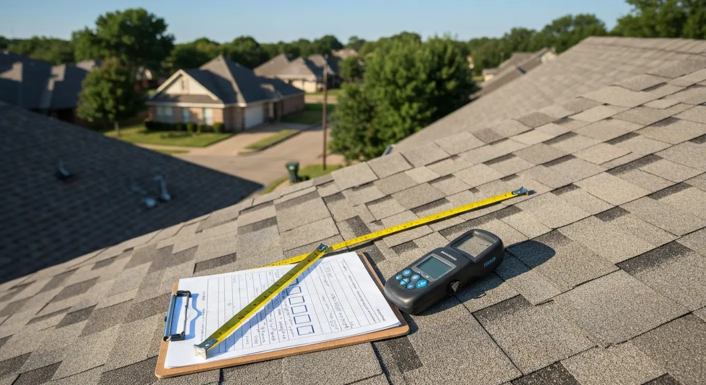 Home roof inspection