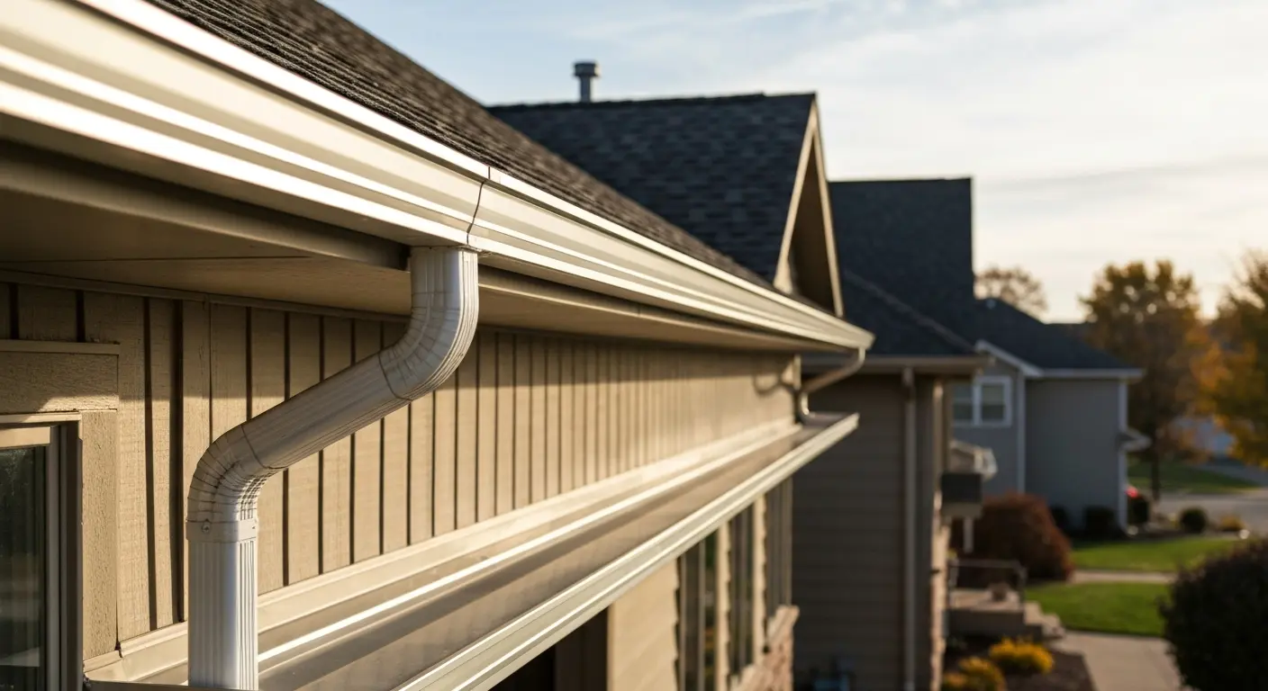 Seamless gutter installation