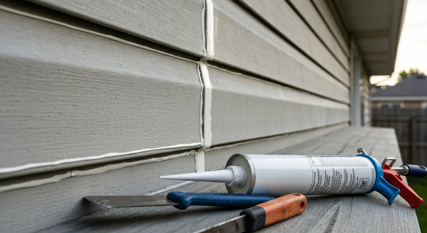 Weather-resistant siding seal application