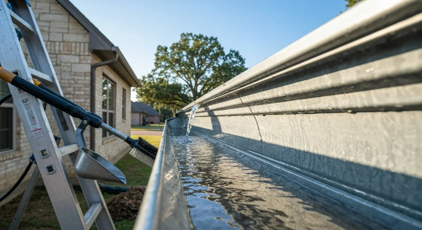 Gutter cleaning service