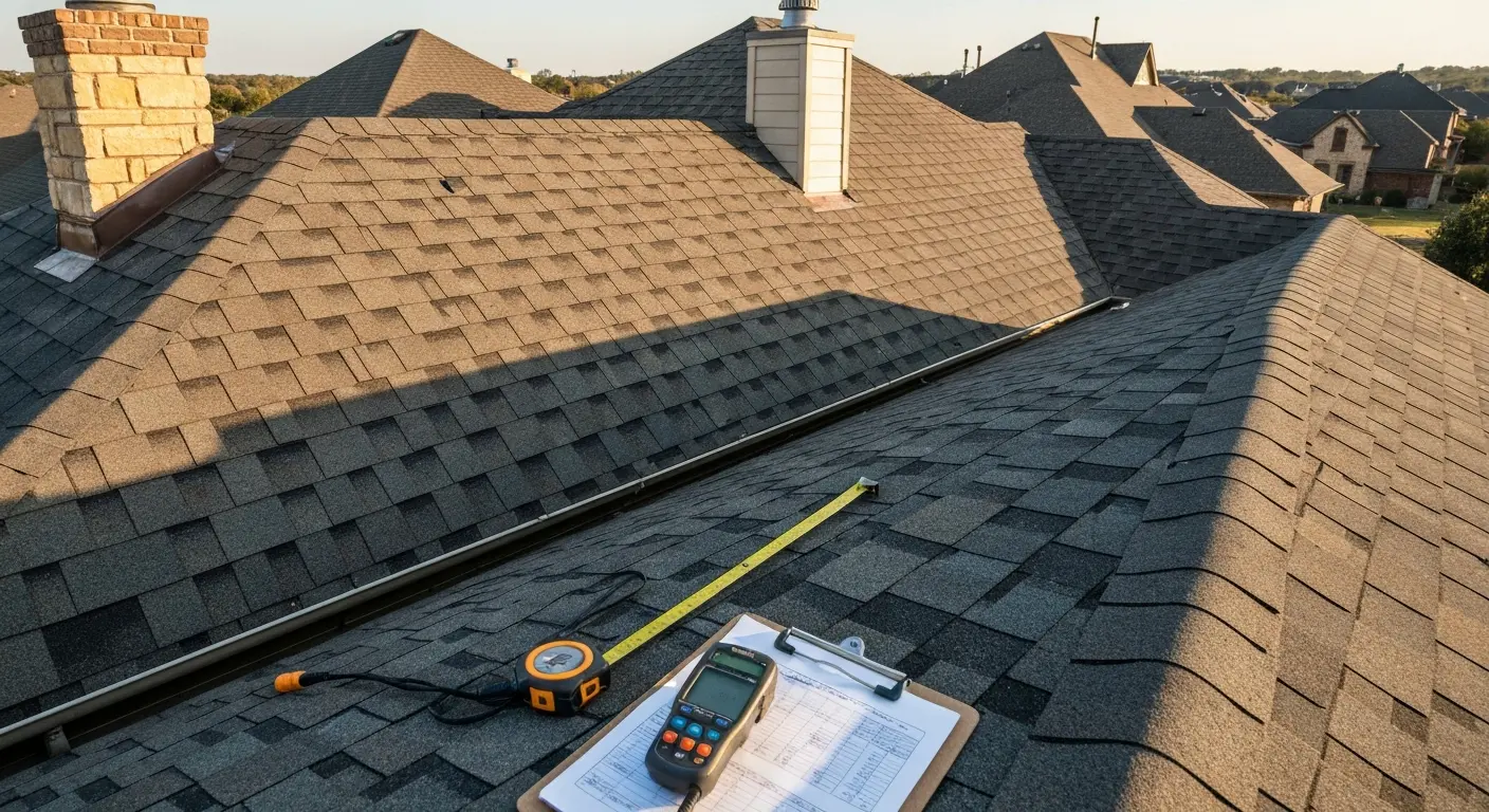 Professional roof inspection in Norman Oklahoma