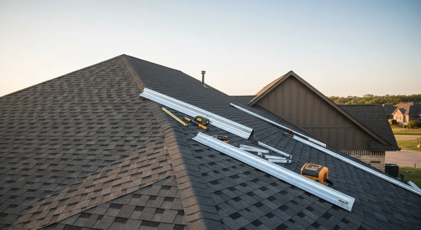 Full roof replacement installation