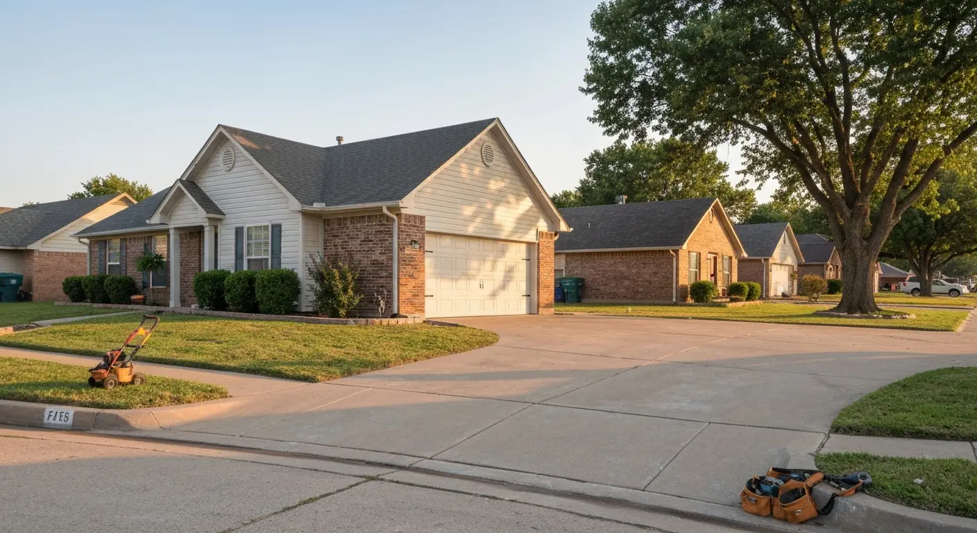 Moore neighborhood street view