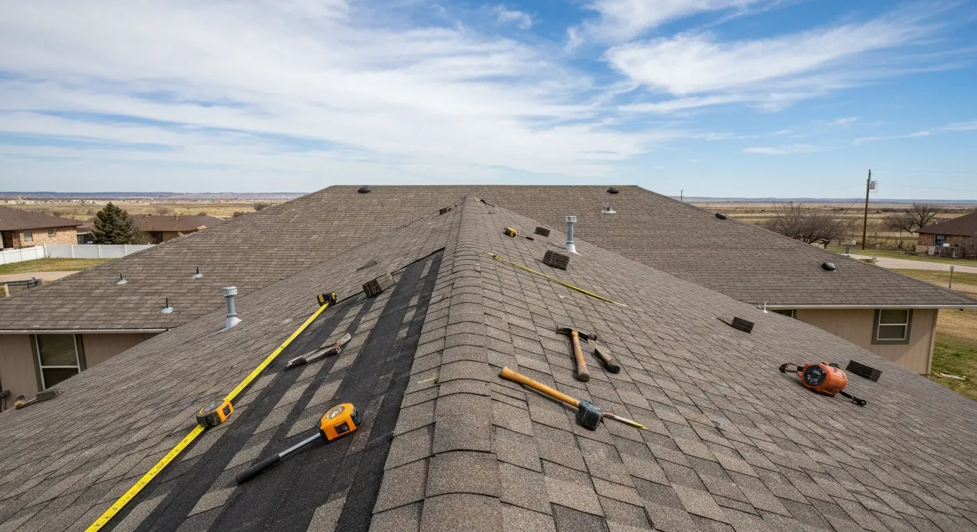 Storm damage roof repair Lawton