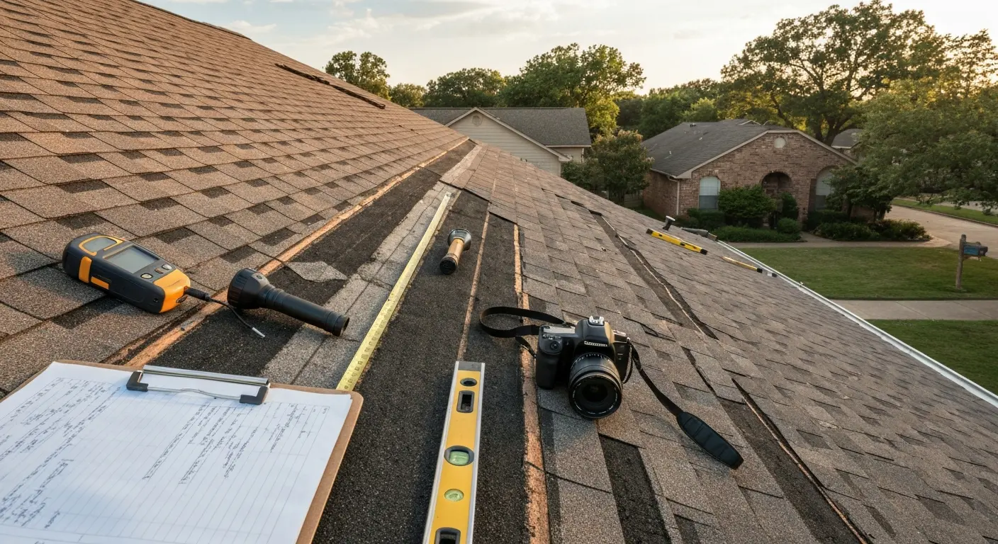 Storm damage roof restoration