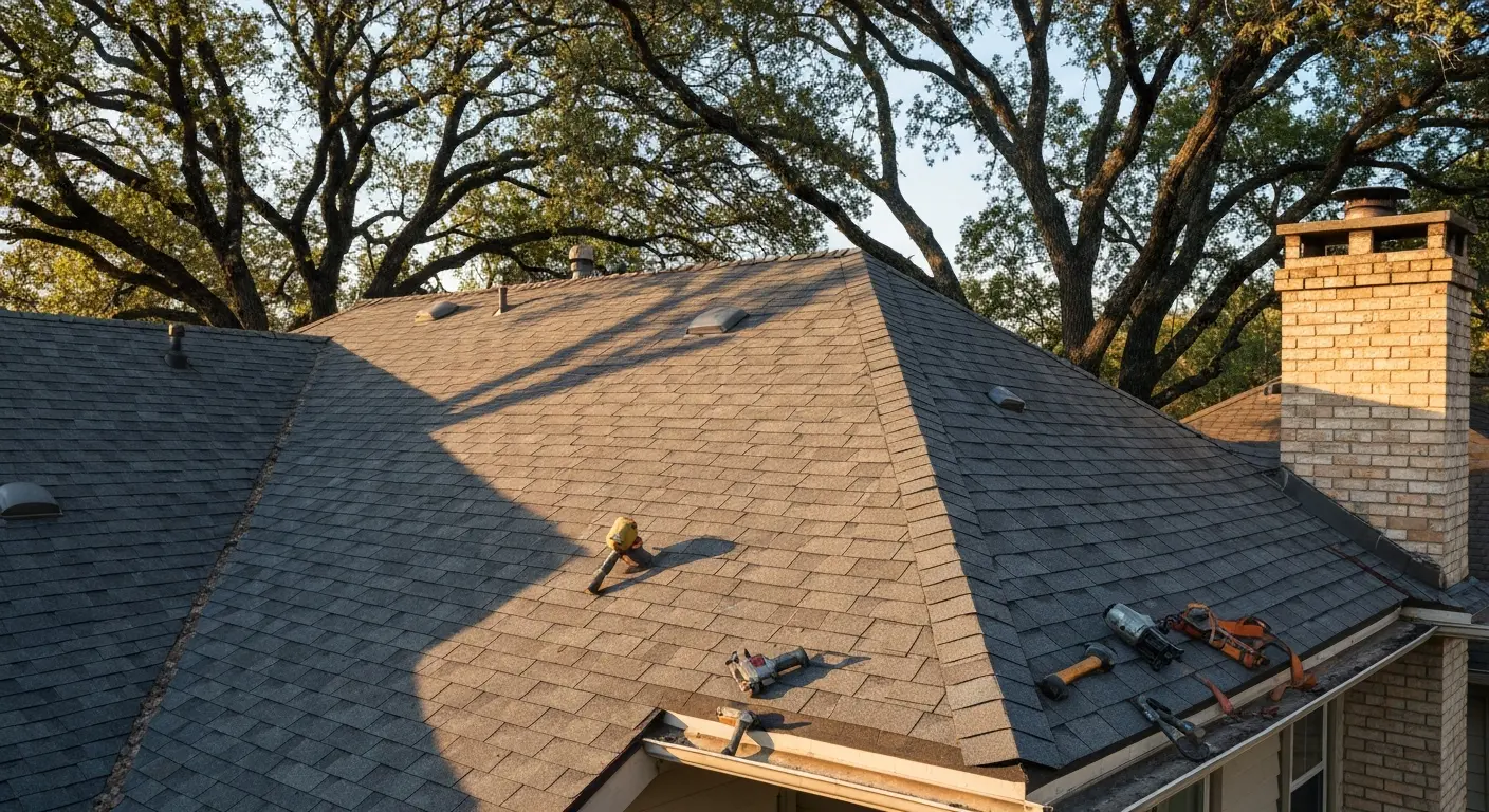 Residential roofing in Lawton neighborhood