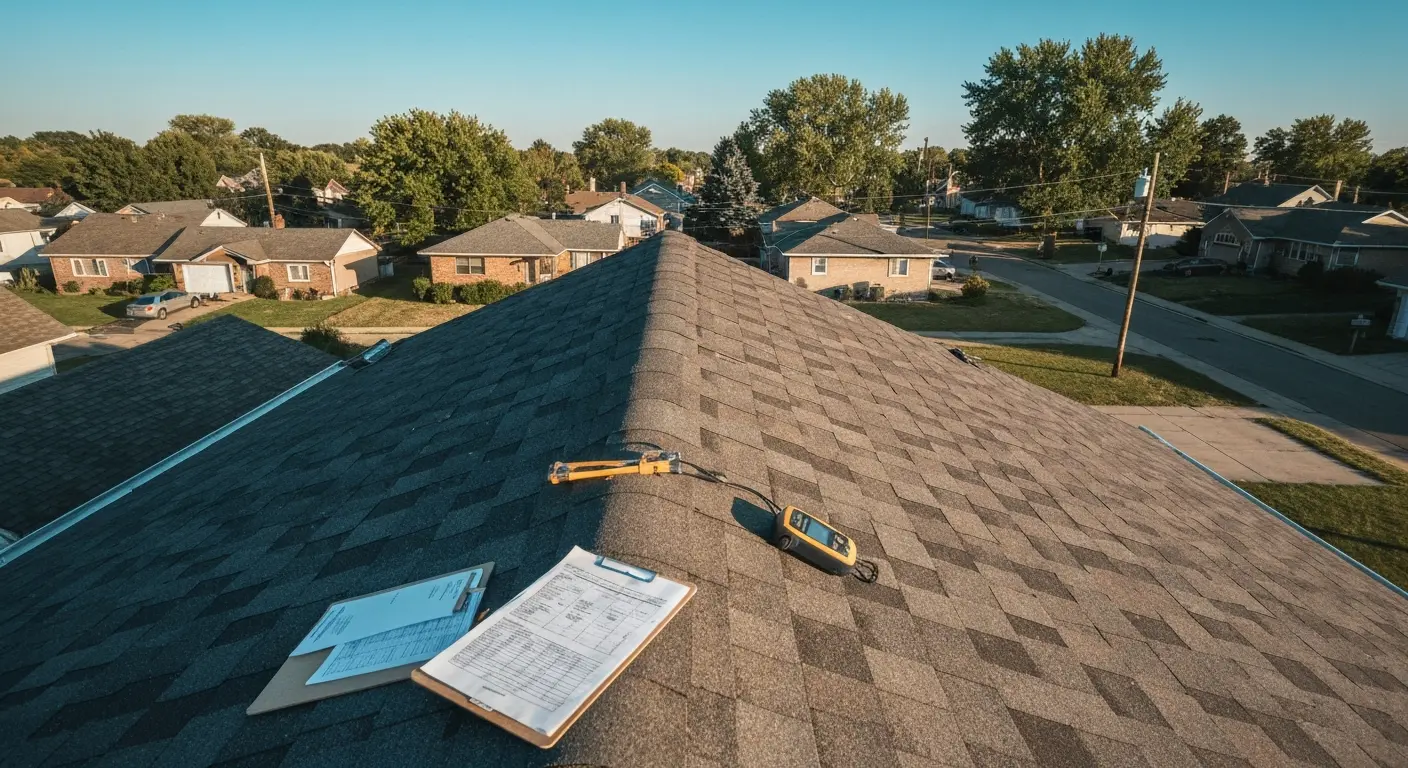 Roof inspection with documentation