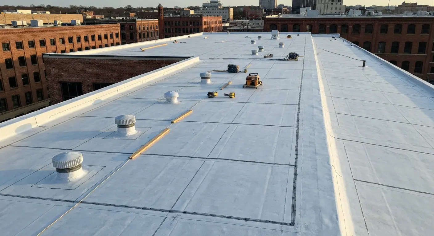 Commercial roofing project Downtown Oklahoma City