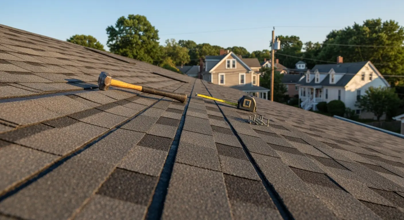 Residential roof repair