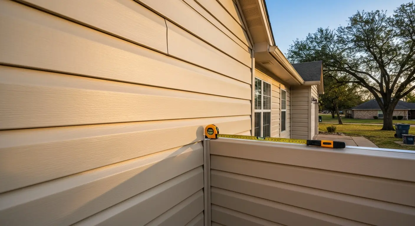 Siding replacement in Edmond