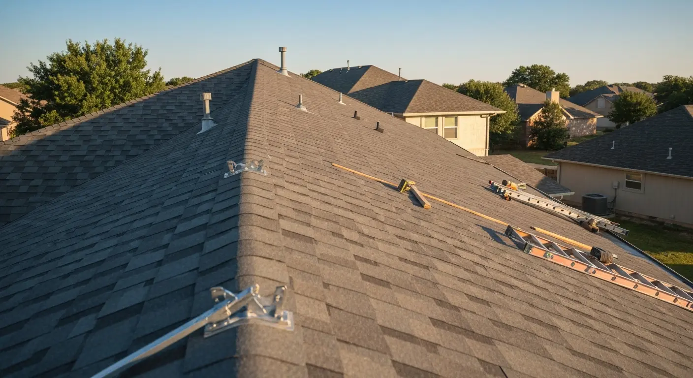 New residential roof installation in Norman