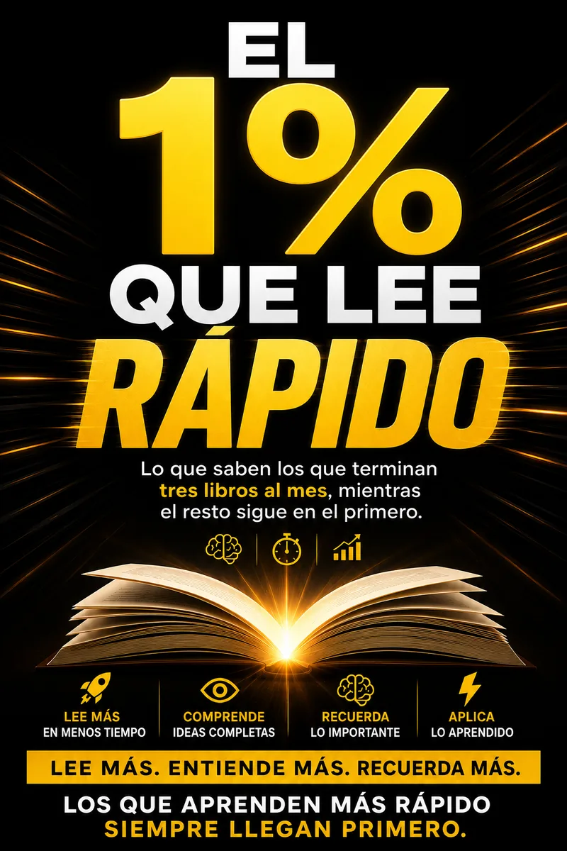 Portada del manual El 1% Que Lee Rápido