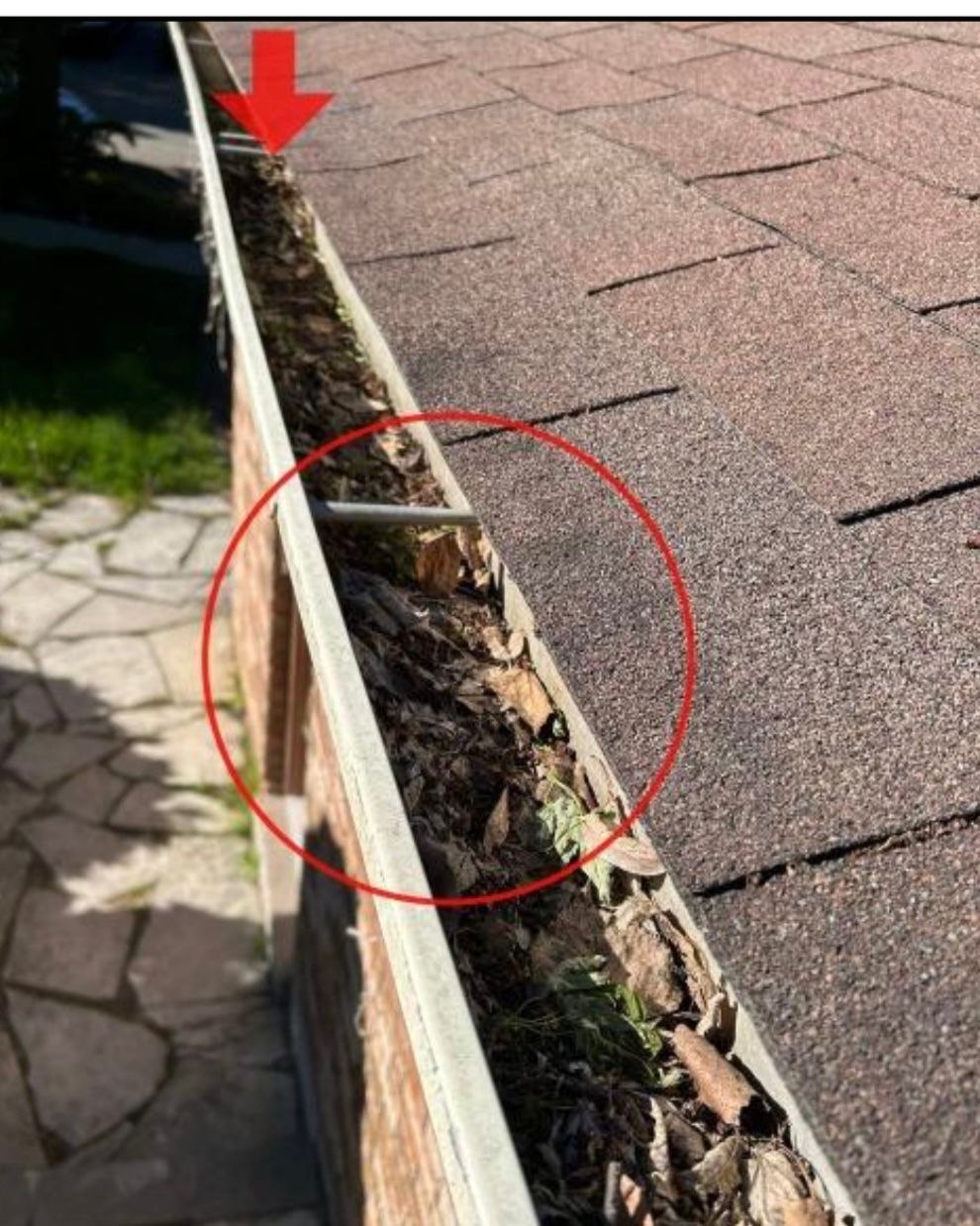 Attic insulation inspection