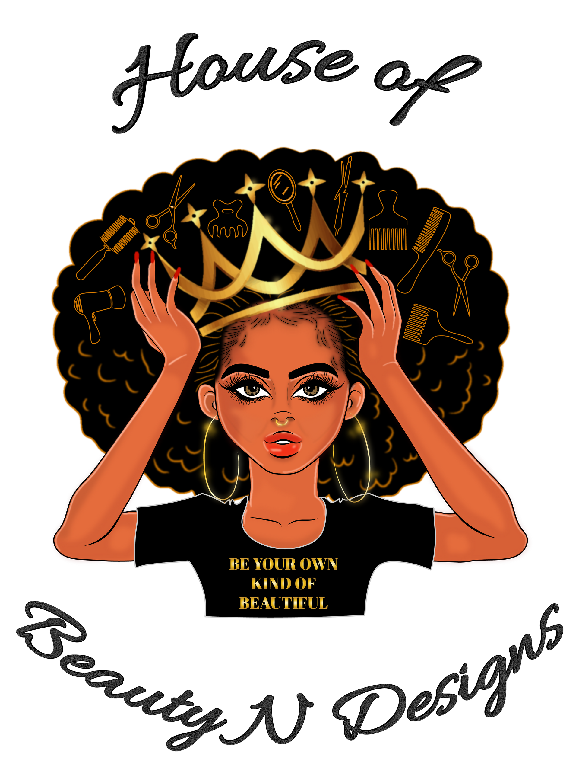 House of Beauty N Designs Logo
