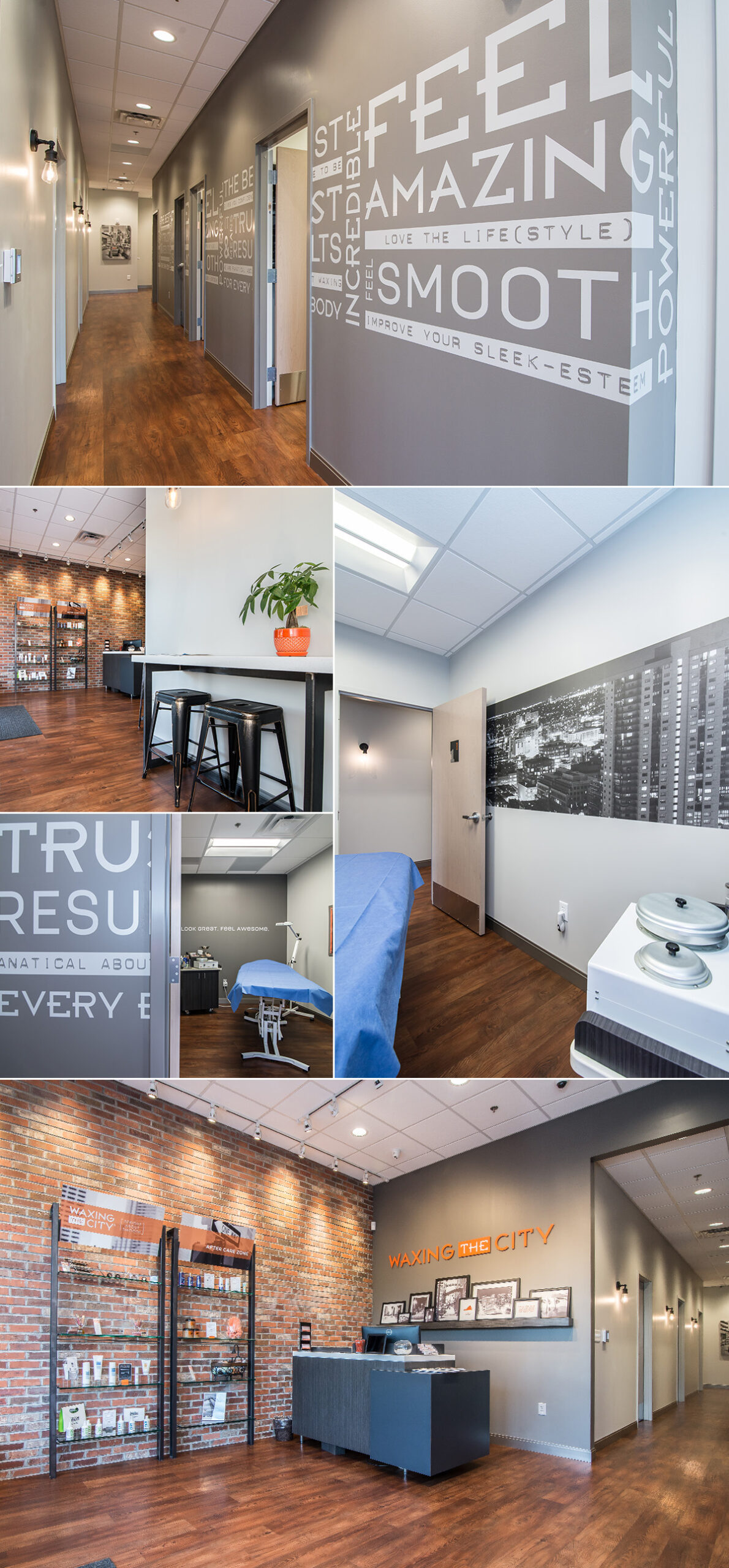 Waxing the City — project photo collage