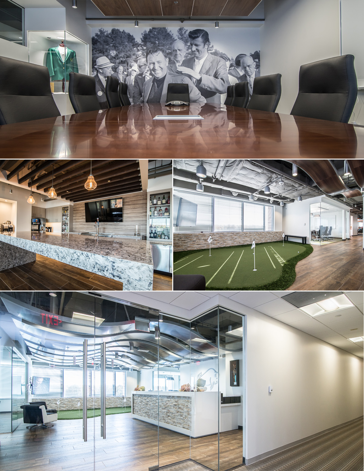 Troon Golf — project photo collage