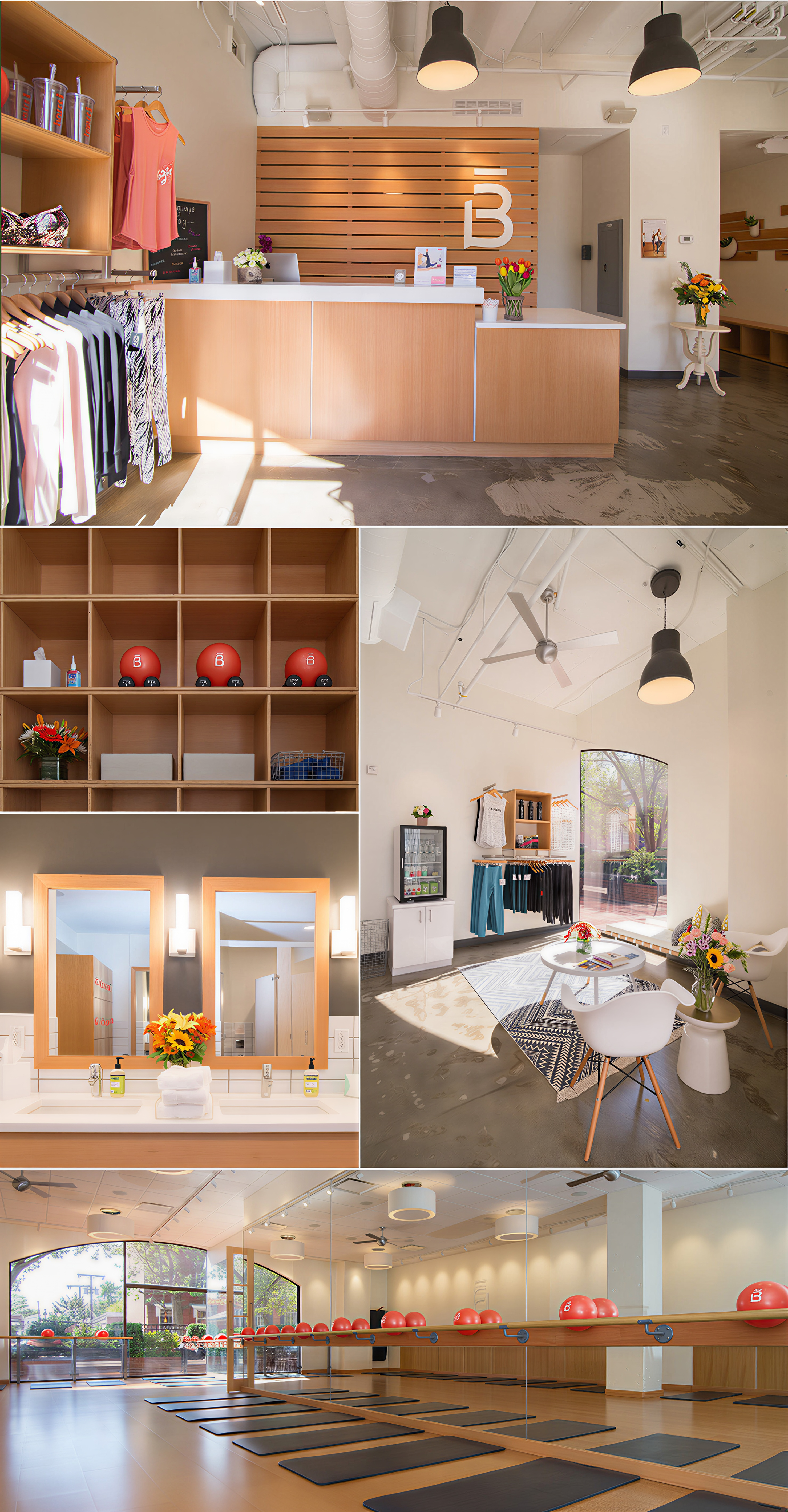 Barre3 Fitness — project photo collage