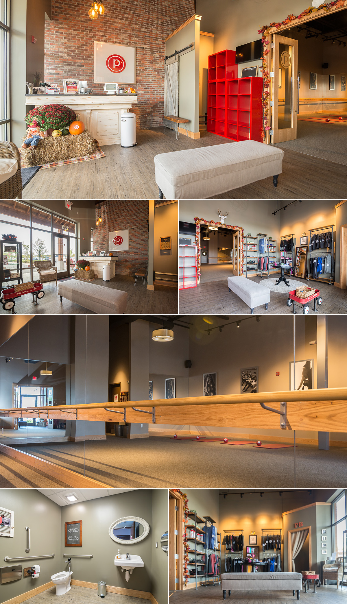 Pure Barre — project photo collage