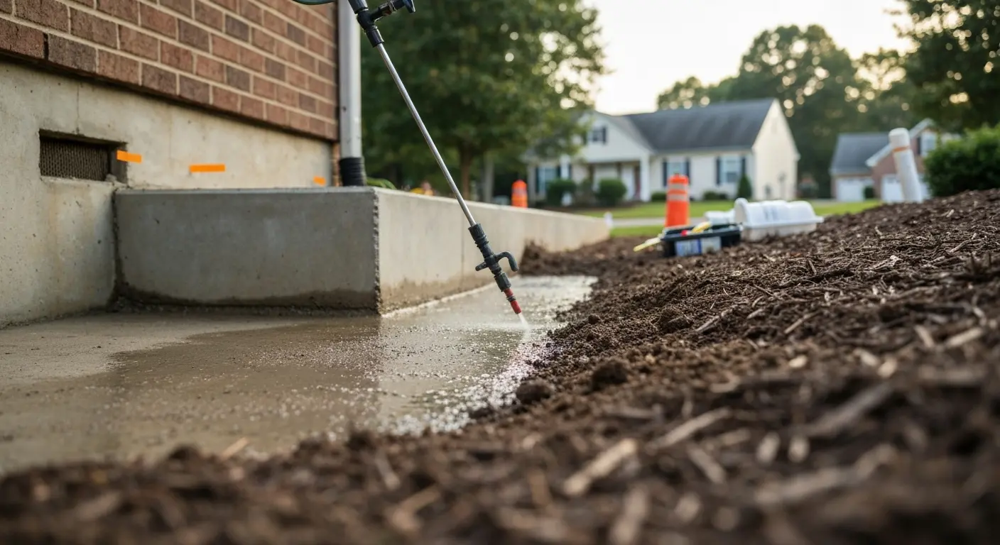 Liquid barrier application