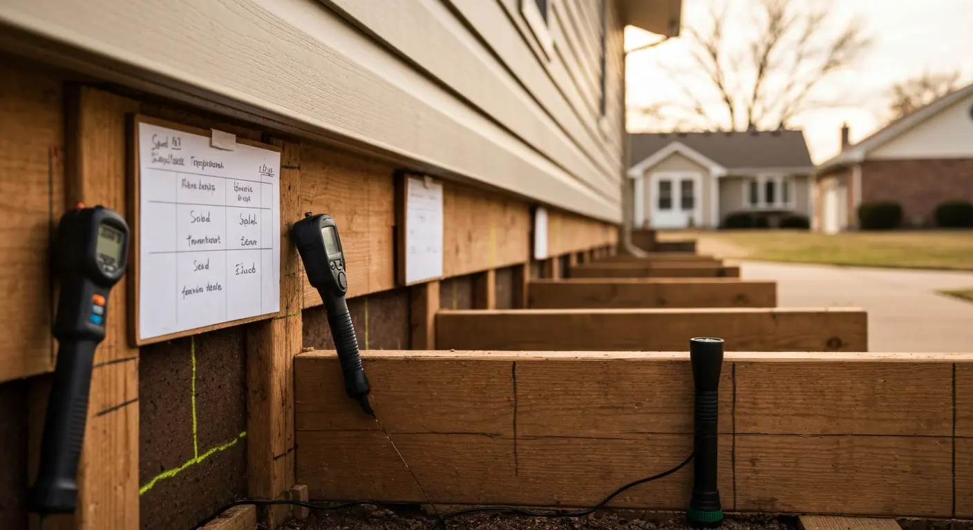 Termite damage inspection